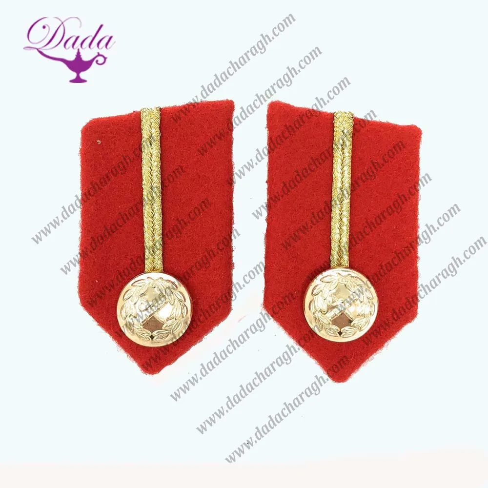 Collar Badge Gorgets Staff Officer General Nos 2 & 4 Dress