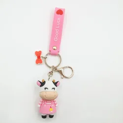 3D PVC kawaii cute cartoon keyring key chain ring pikachu character pvc rubber keychain llaveros