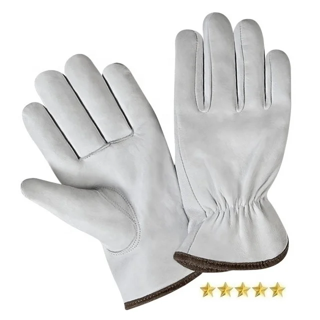 High Quality Leather Driver Gloves fully Hand Protection