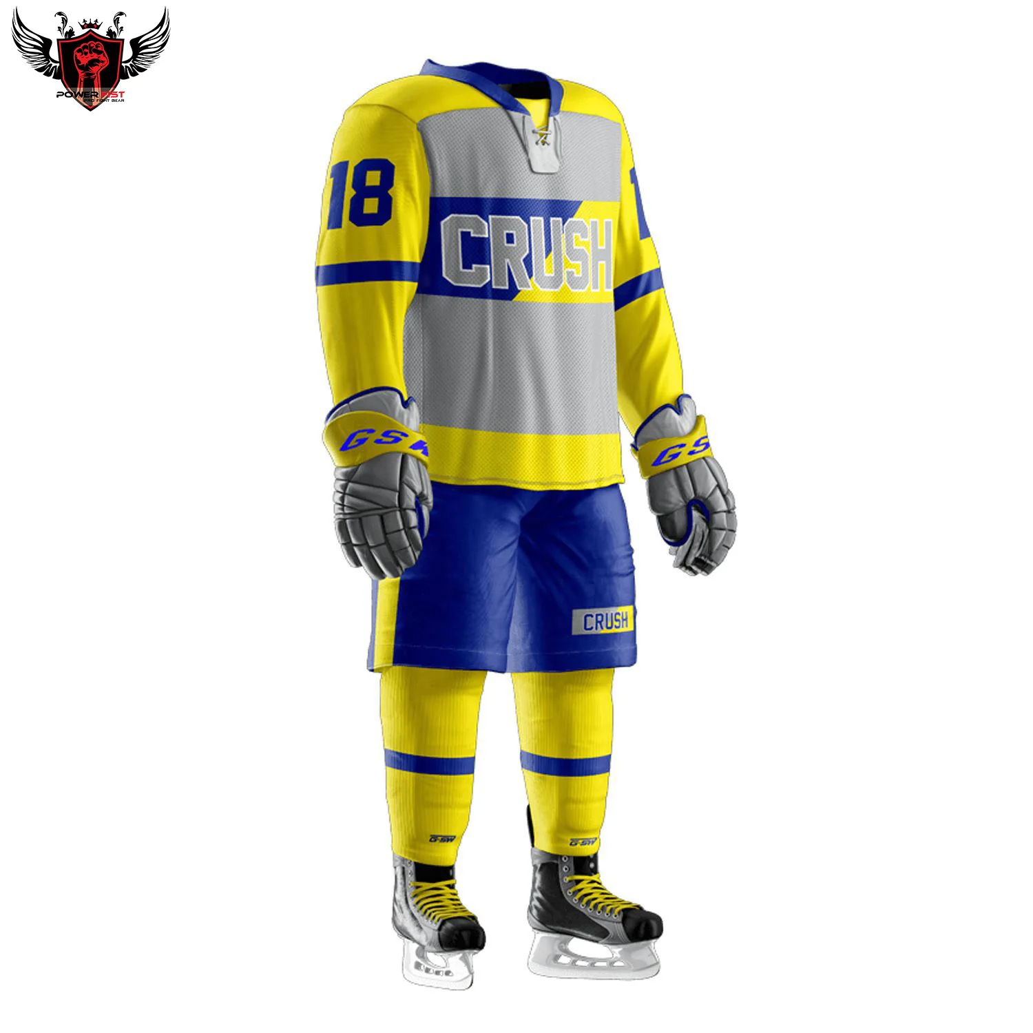 2022 New Men Cool ice Hockey uniform including Jersey Socks & Full Uniform Set Low Price