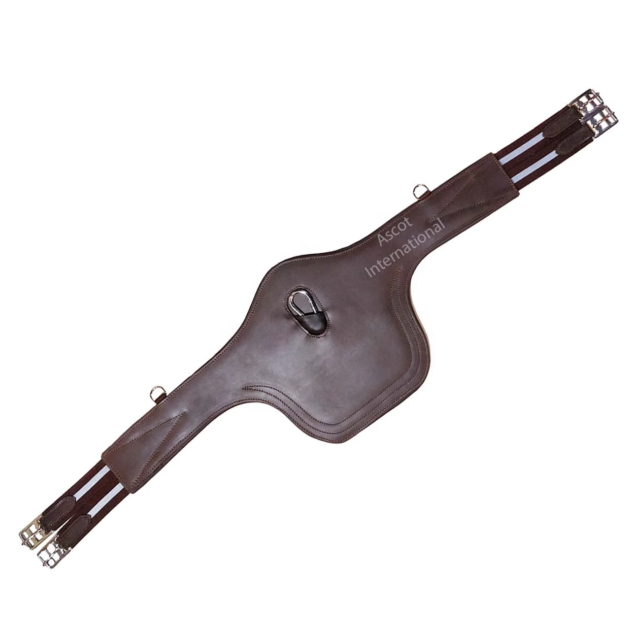 Wholesale Horse riding Belly Girth made of genuine leather with adjustable strap durable padded equestrian use