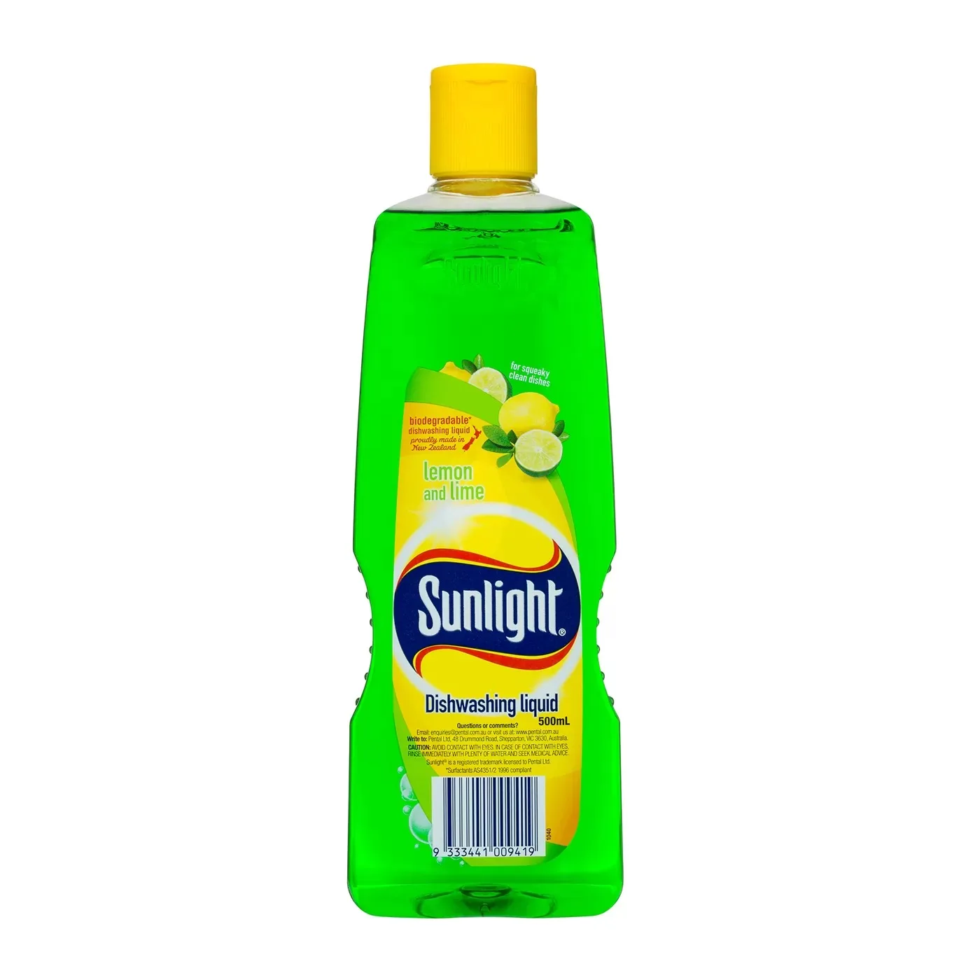 Sunlight Dishwashing Liquid LEMON & LIME