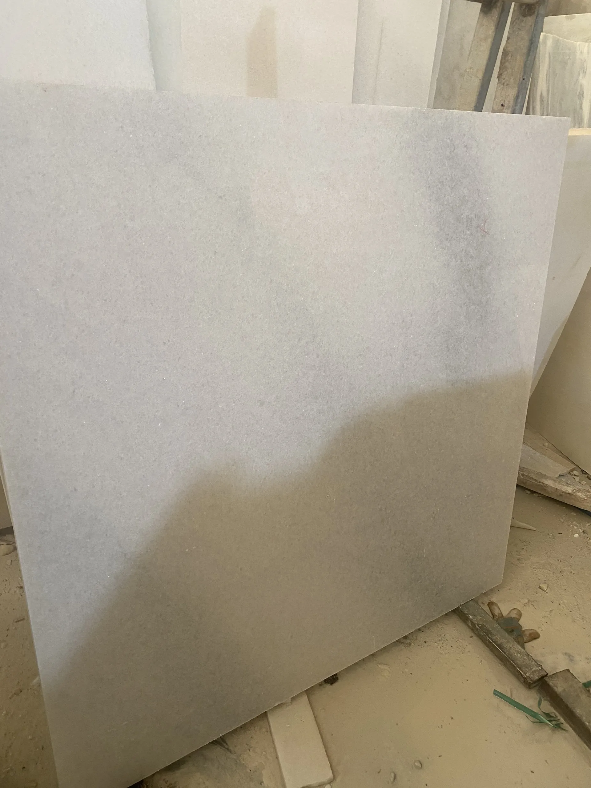 Premium grade of white dolomite marble stone slab for countertops
