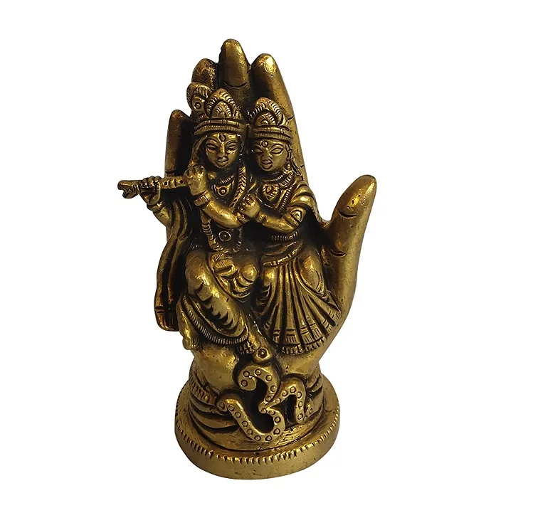 Wholesale Supply Indian Handcrafted Traditional Brass Artifact for Worship Brass Artifact Sculpture from India