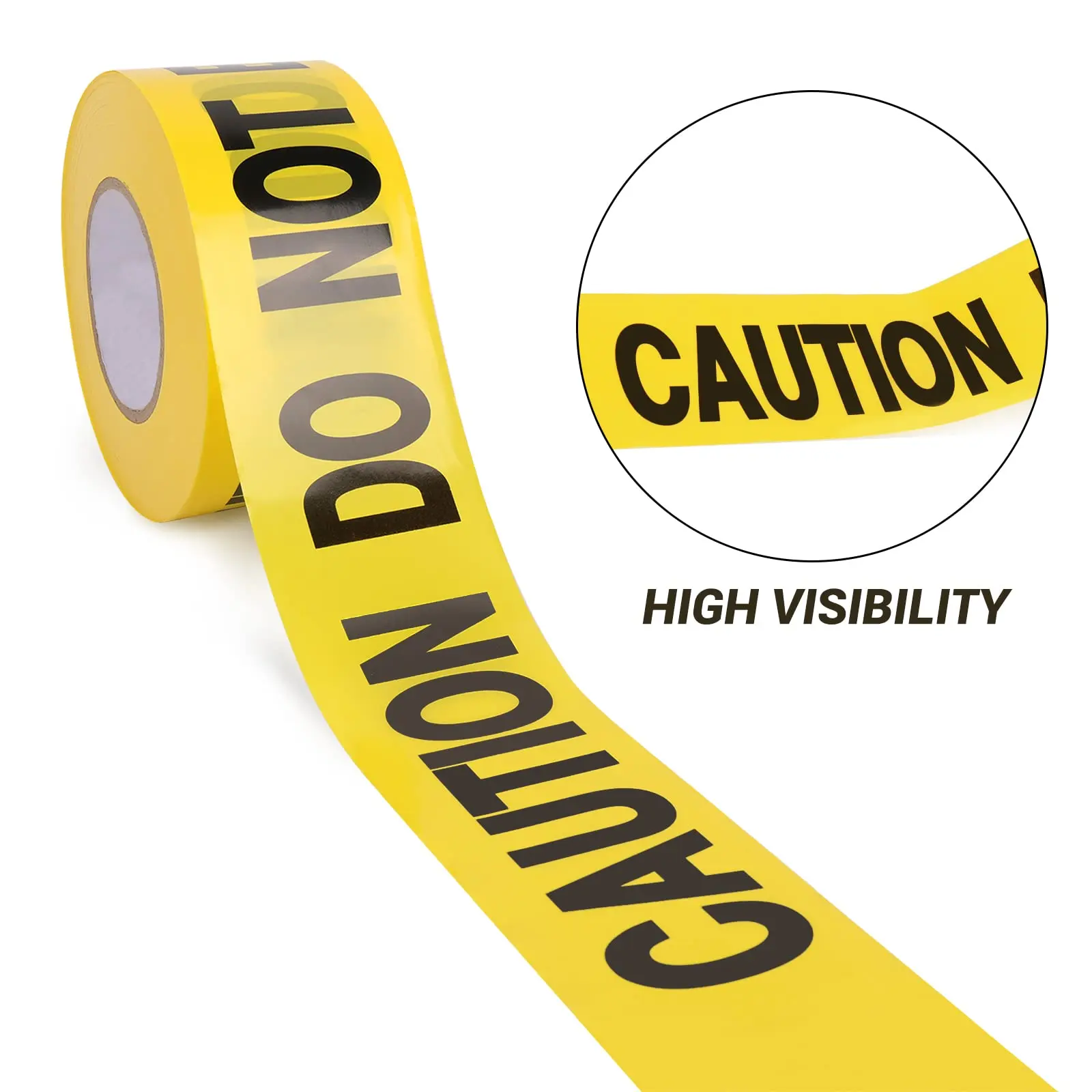 Print High Visibility Strongest Tape Weatherproof Resistant Tear Resistant Design Caution Tape