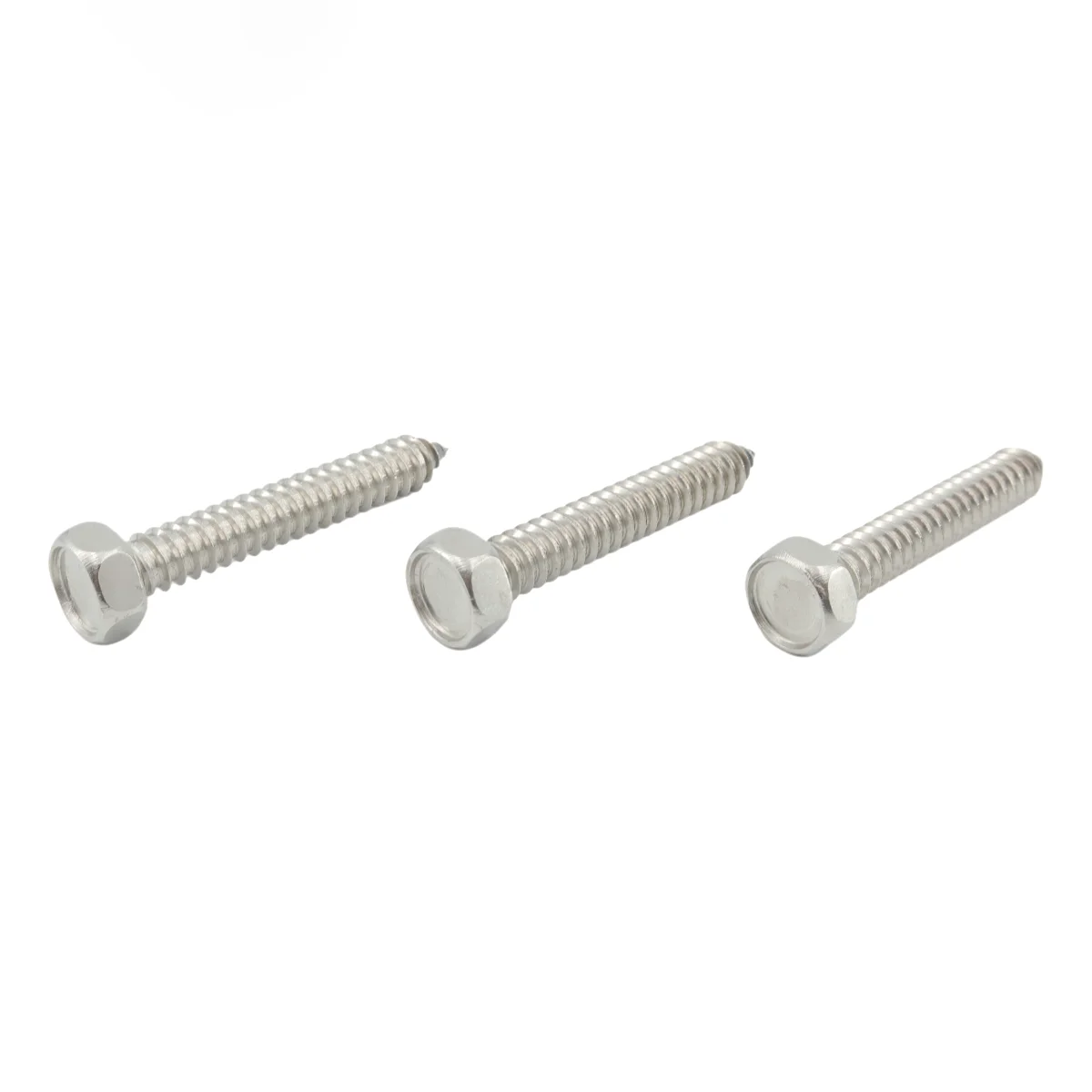 Factory Direct Sales Sell Well Corrosion Resistant DIN7976 SELF-TAPPING SCREW HEX HEAD 210 304 316 410 420 ST2.2 ST6.3