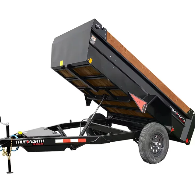 In Stock 2 Axles Hydraulic Farm Tipping Tractor Trailer for Farm Transportations Fast Delivery Available