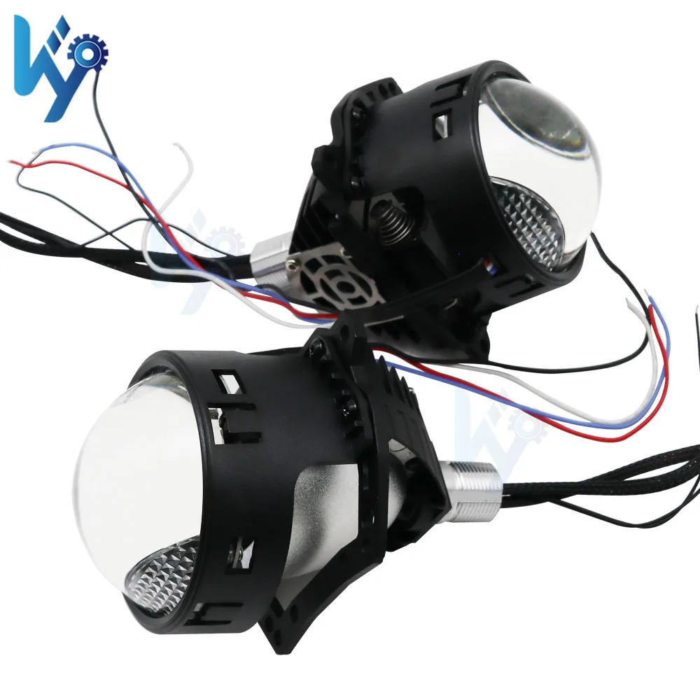 KY-P15 led len H4 H7 60W 65W bi led projector headlight lens for cars 9005 9006 9012 h1 led headlight 6500K