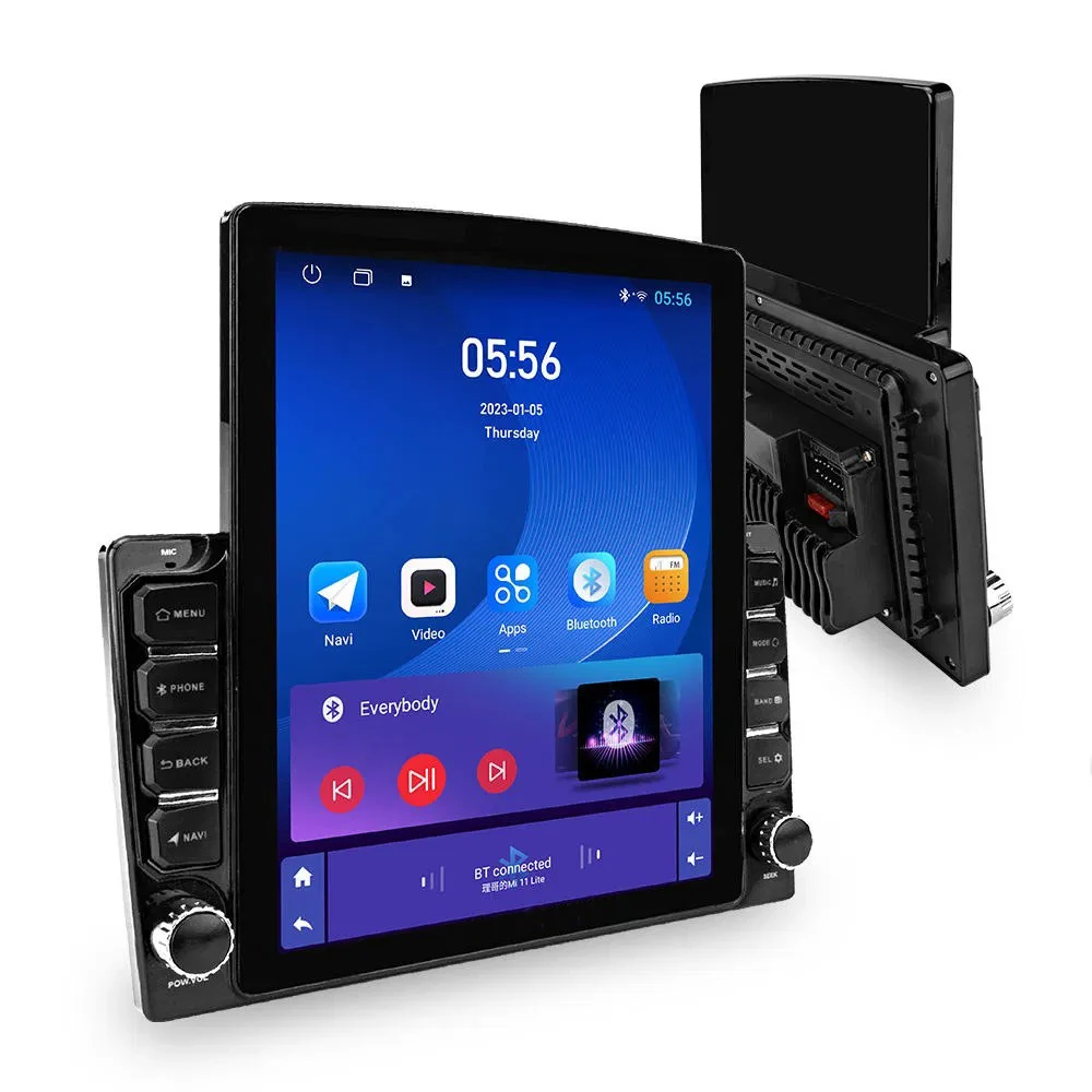 Original 9.7 tesla style vertical screen car DVD player car GPS navigation system radio Android media player 2
