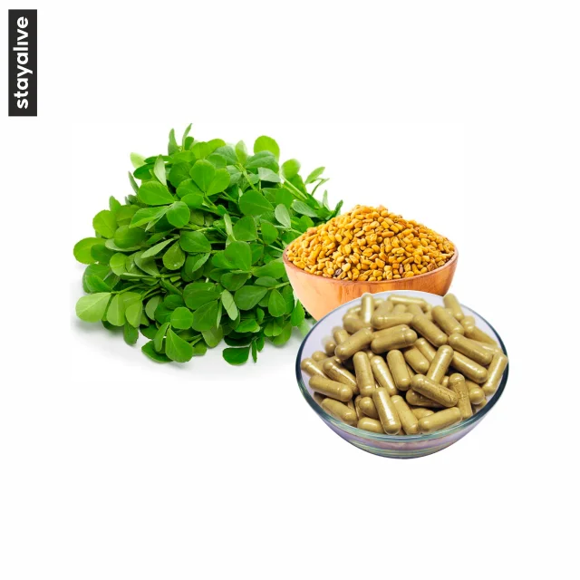 Nutritional Supplement Fenugreek  Extract Capsules | Seed Extract Capsules | Herbal Extract (60,90,120 Capsules)