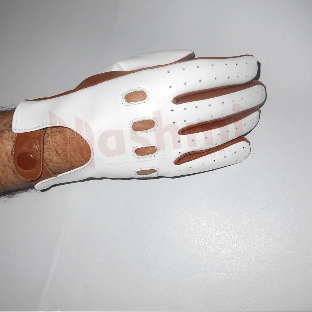 Leather Soft Driving Gloves Full finger Leather Gloves Men Winter Warm Touch Screen Driving Gloves