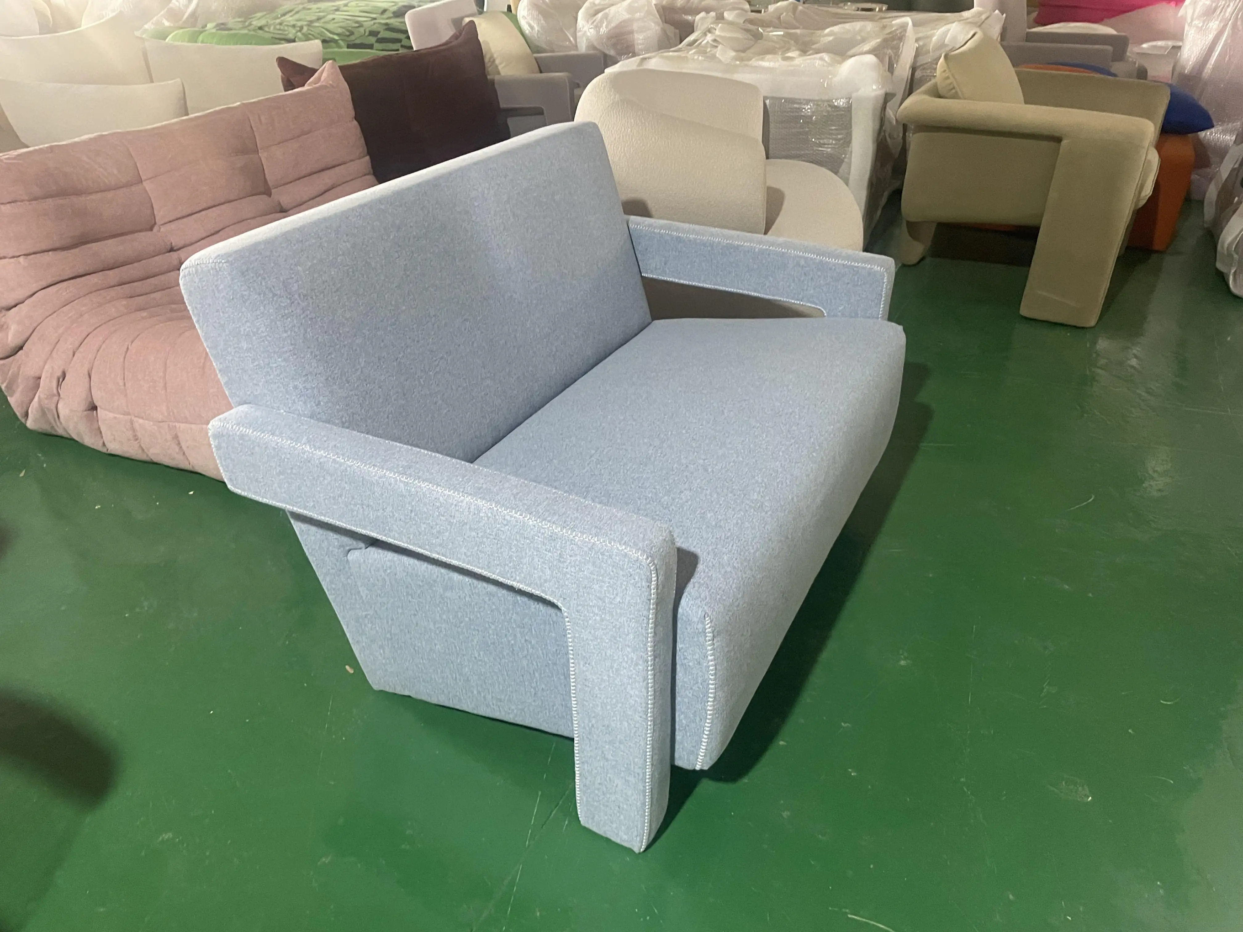 Nordic design leisure living room chair home furniture sofa armchair modern lounge accent velvet Hotel Lobby sofa chairs