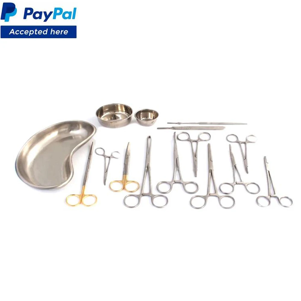Excision Surgery Set of 15 Pcs Stainless Steel latest Basic Excision Surgical Instruments Set BY SIGAL MEDCO