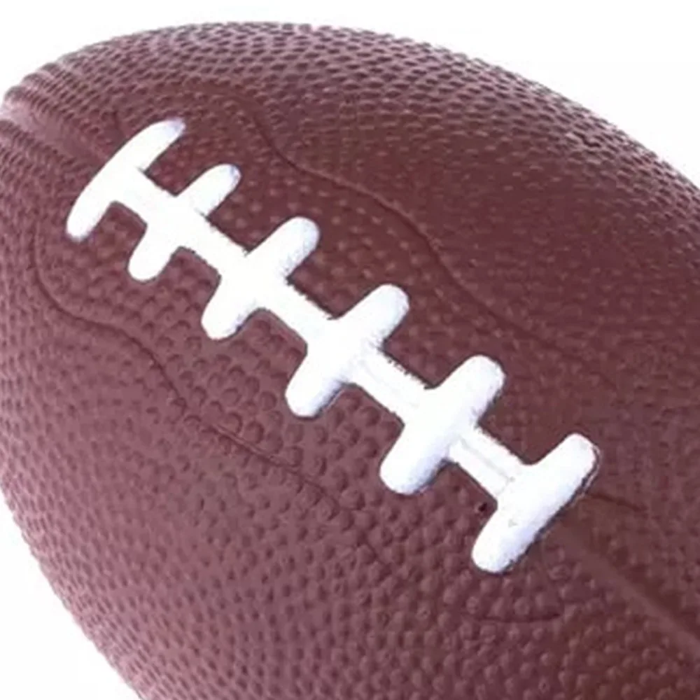 PU Rugby Ball Foam Brown Anti-Stress Rugby Soccer Squeeze Ball Toy Outdoor Training F9 American Football