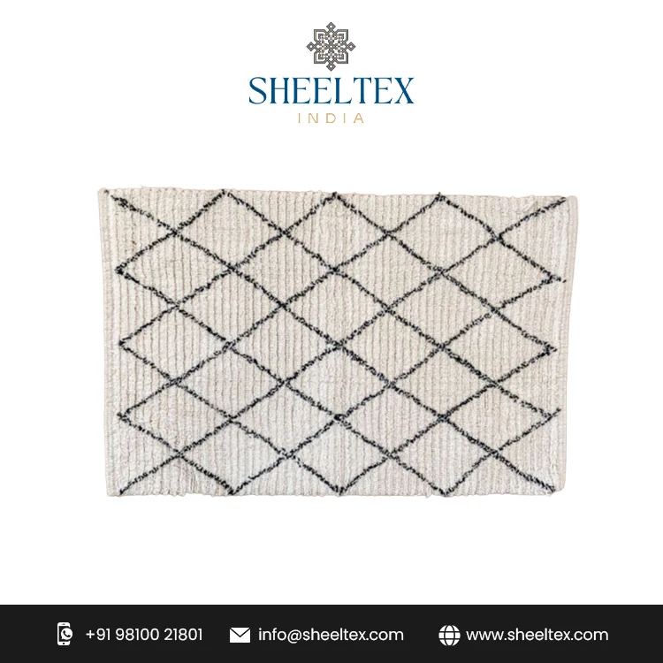 Most Selling Anti Slip Bathmat Best Quality 100% Cotton Bathmat Available At Custom Sizes