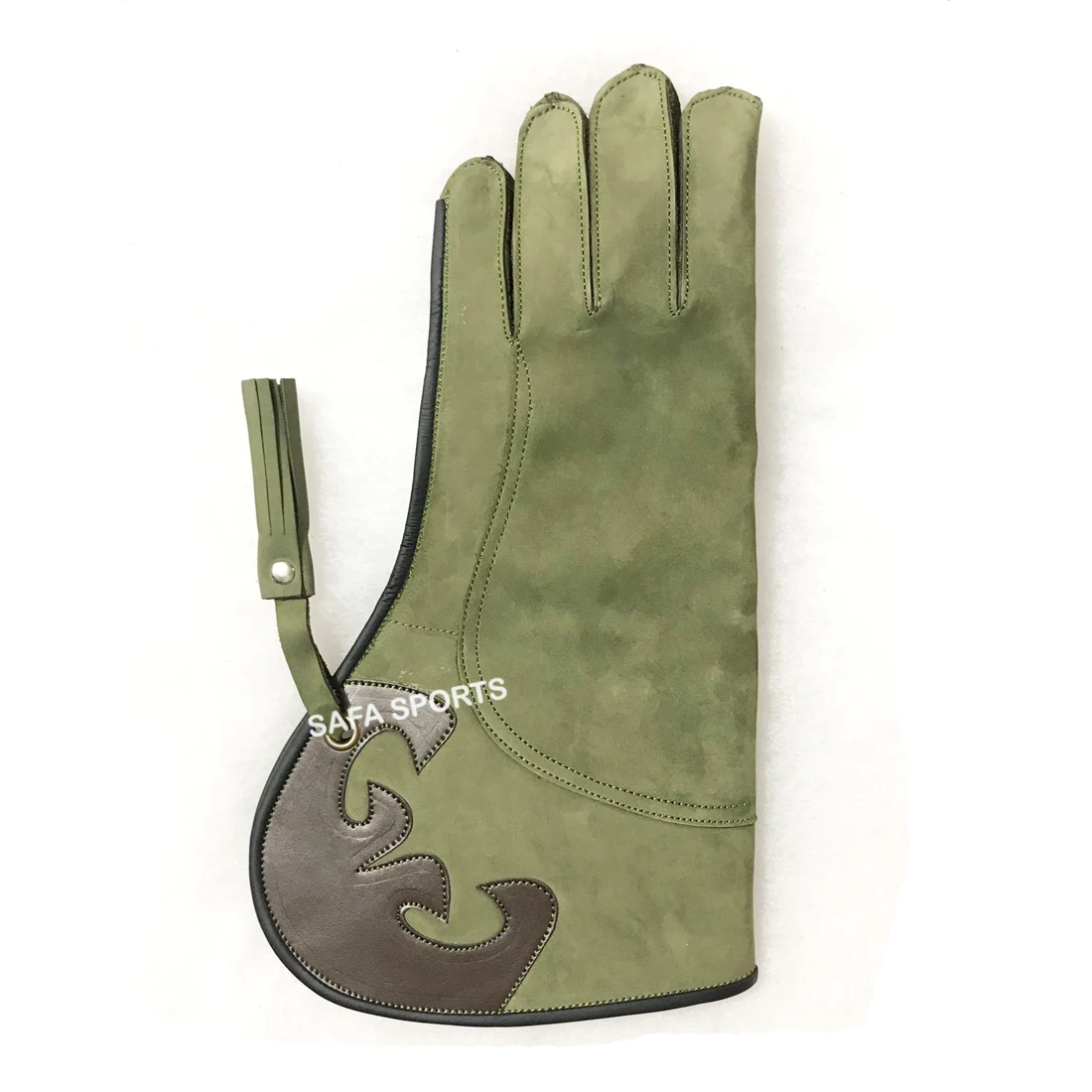 High quality falconry hawking custom design double layer leather glove