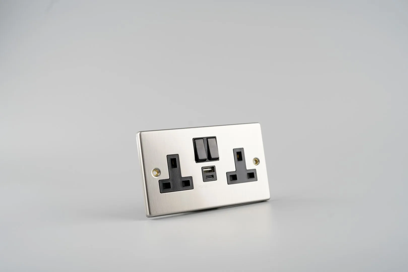 WK USB C и A 13A 2 Gang способ настенный переключатель разъем (PD3.0 20