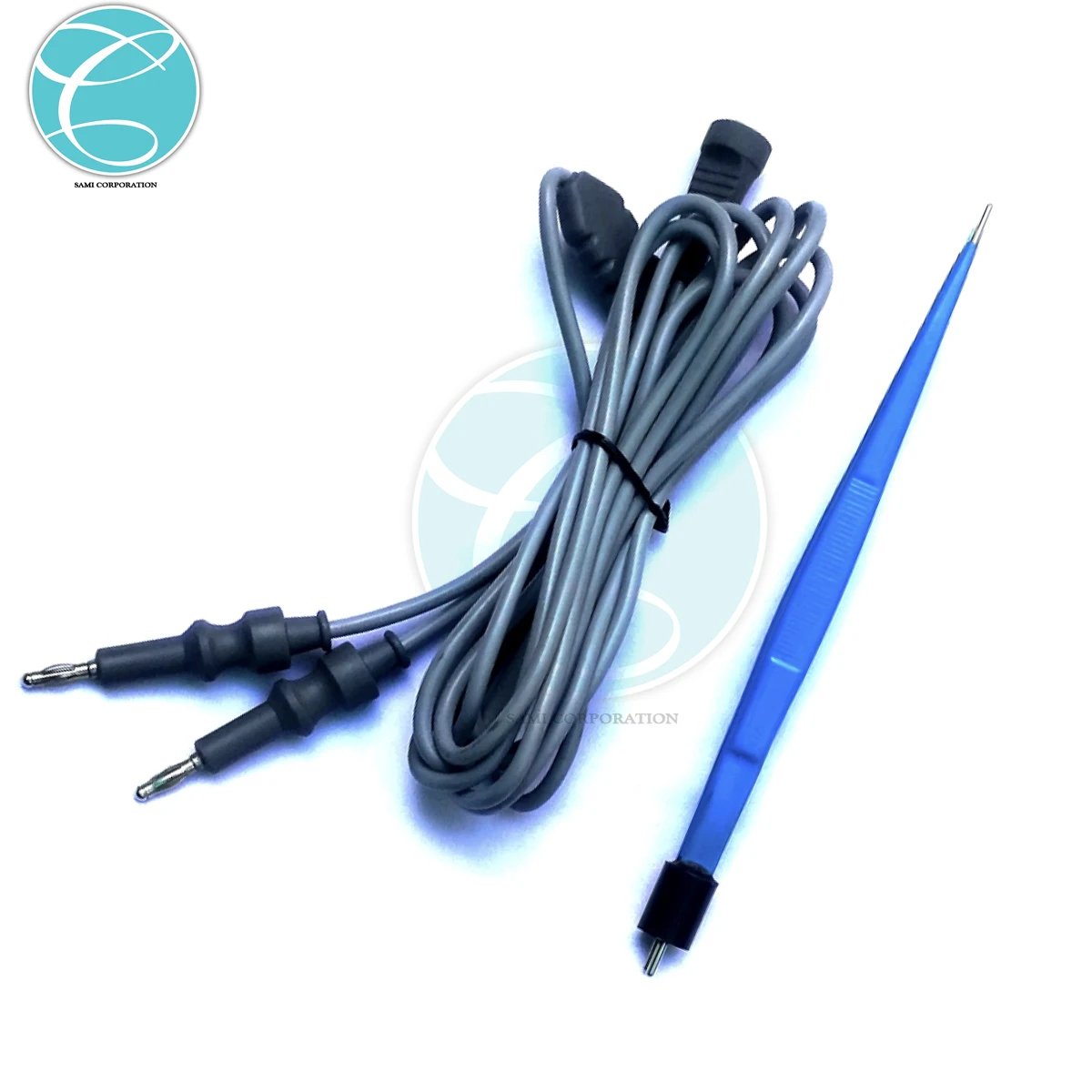 Bipolar Coagulation Forceps Reusable Bayonet and Straight US Bipolar Forceps By Sami corporation