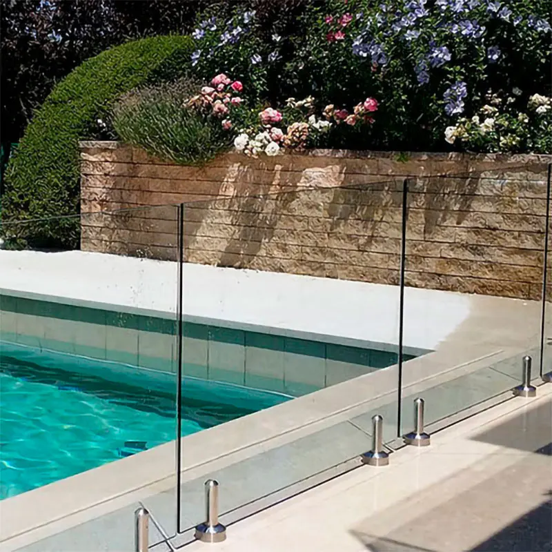 New Design Stainless Steel Frameless Glass Pool Fence