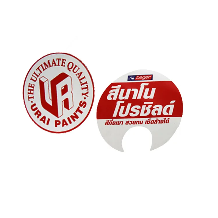 100% Seal and ease tear off label 2-ply PP sticker