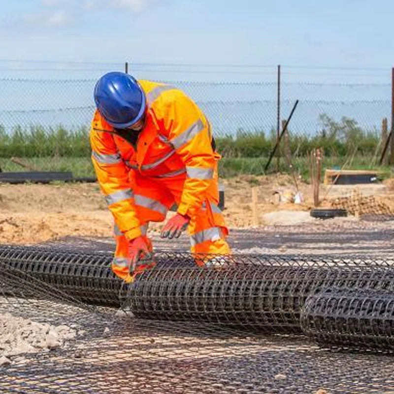 Polypropylene PP biaxial geogrid 40-40 KN 50-50 KN Geogrid