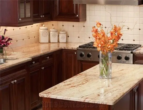 Bahama Ivory Granite Slabs , Tiles , Blocks , Best Quality for Countertops Timely Delivery