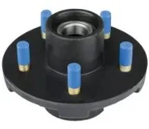 Lazy hub stub axle spindle boat trailer galvanizing marine chassis parts