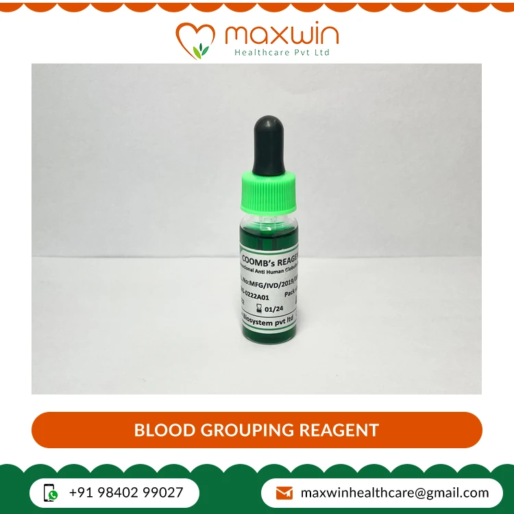 Wholesale Dealer of Superior Quality Anti Human Globulin Reagent Test Kit Set for World Wide Supply at Reasonable Price