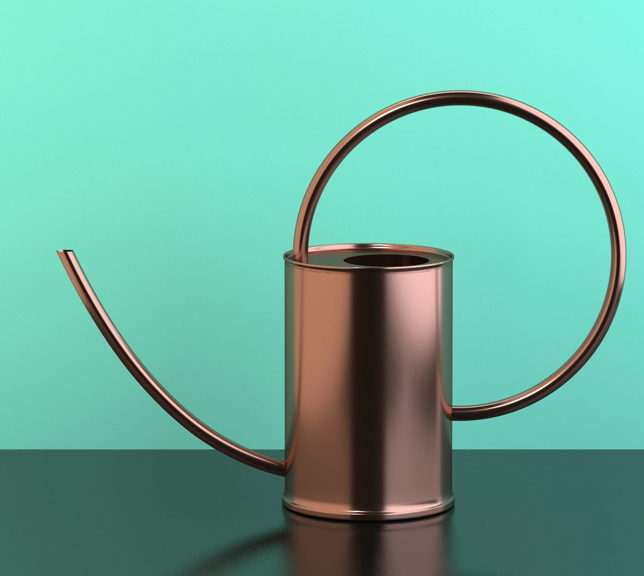 Iron Round Watering Can Rose Gold Colour Metal Vintage Gardening Sprinkling Pot Watering Pot Outdoor Flowers Indoor For Plants