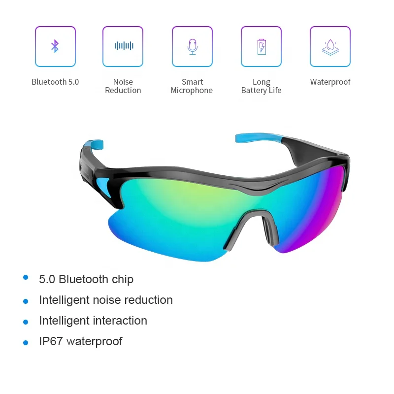 New Sunglasses Directional Audio Bluetooth Smart Glasses Tws Program Magnetic Charging Smart Glasses Cool Trendy Colorful gifts