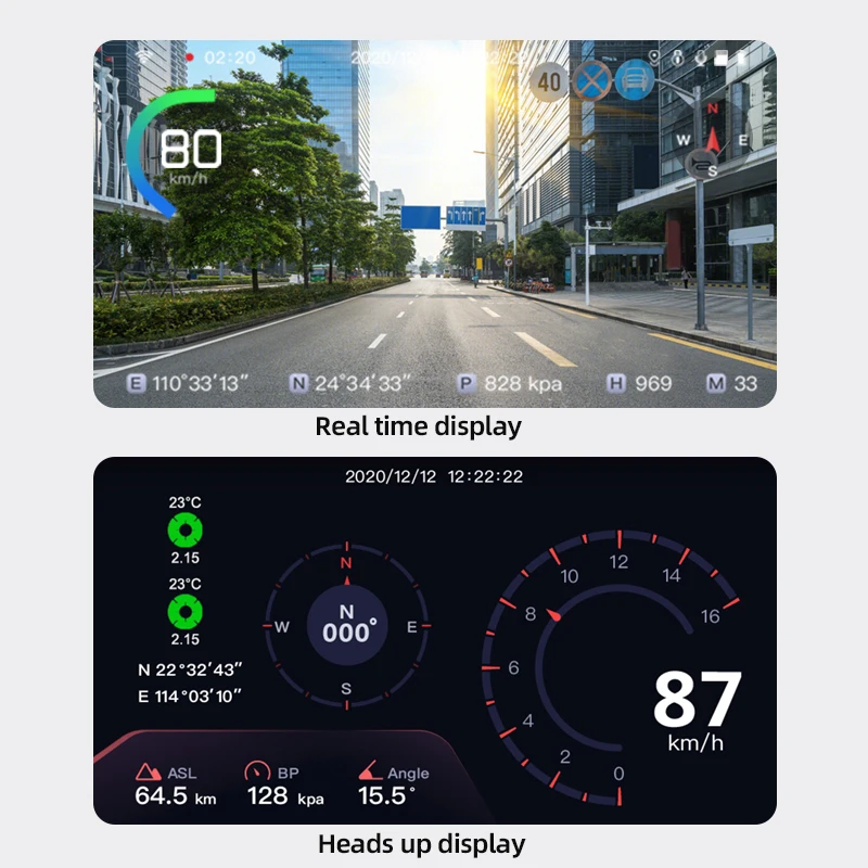 Беспроводной видеорегистратор 1080p камера GPS зеркало переднего и заднего вида двойной черный Автомобильный 4k водонепроницаемый