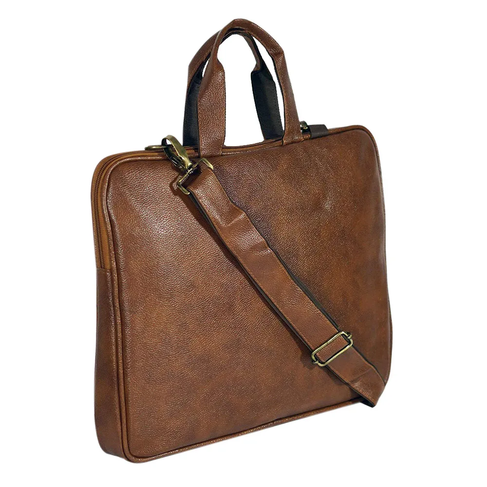14 Inch Laptop Protective Bag Original Portable Multi-pocket with Anti-Theft Features Simple Black Leather Price on Stock