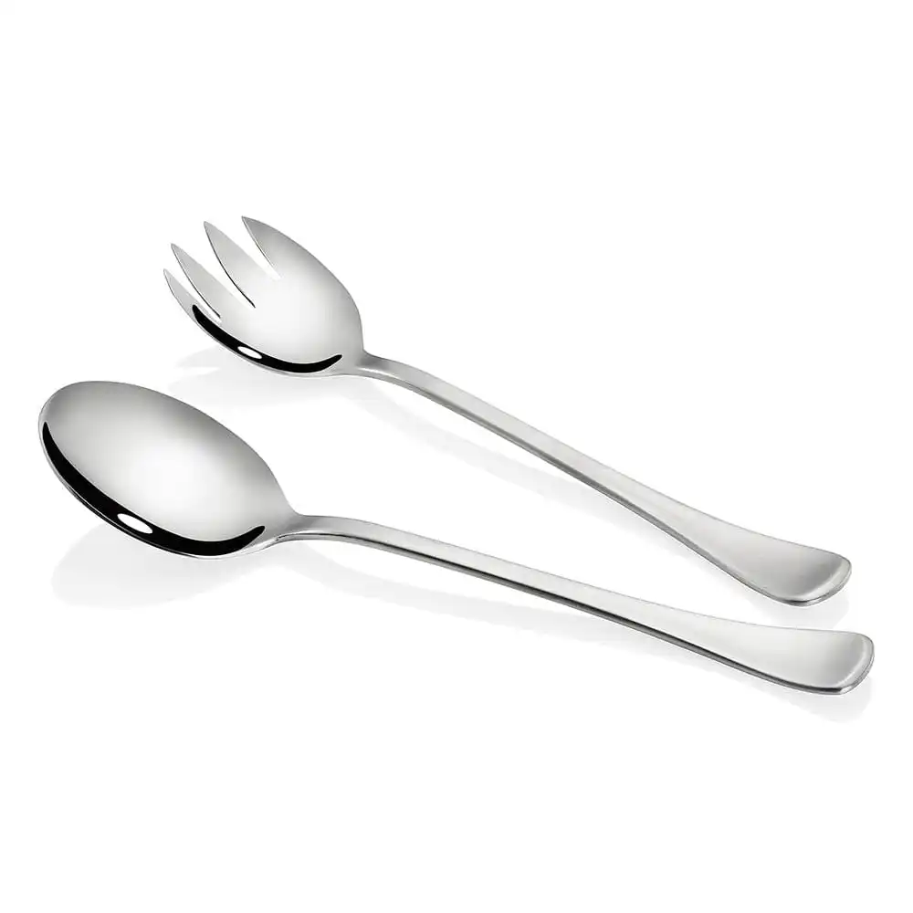 Latest Arrival Decorative Metal Salad Server Set Handmade Spoon & Fork Unique Handle Home Kitchen & Restaurant Cutlery Tableware