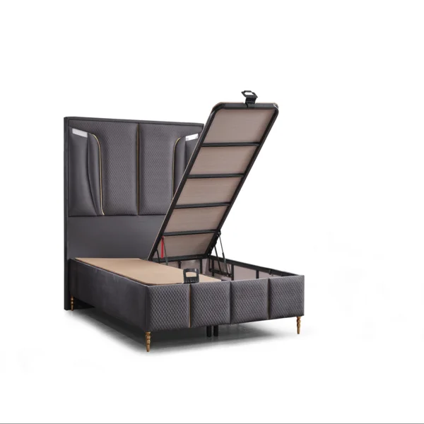 Modern Design Queen Size Bed Home Furniture Bedroom Set Hotel Apartment Bed With Storage Single Double Queen King Bed base