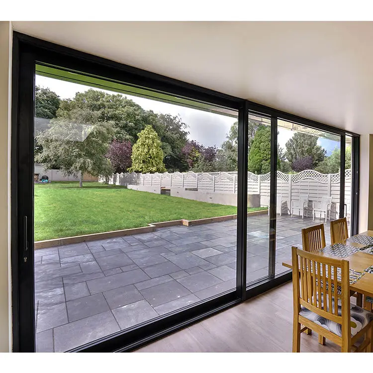 Top-selling Exterior Pocket Doors with Glass Walls for Homes in USA, Canada, and Australia Security Stainless Steel Modern A011