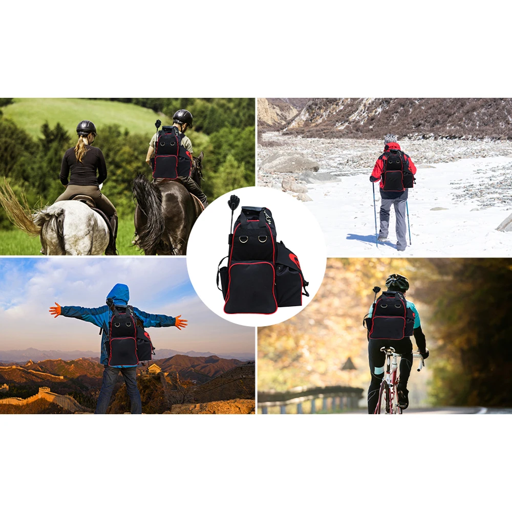 Double Shoulder Protective Horse Riding Kit Holder Bag Riding Boots Helmet Backpack Wholesale