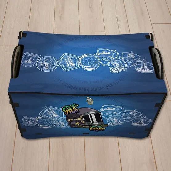 DIY Children Wooden Toy Storage Chest Box with Lid Wooden Toy Box with Wheels Kids Toy Bin Children Room Organizer