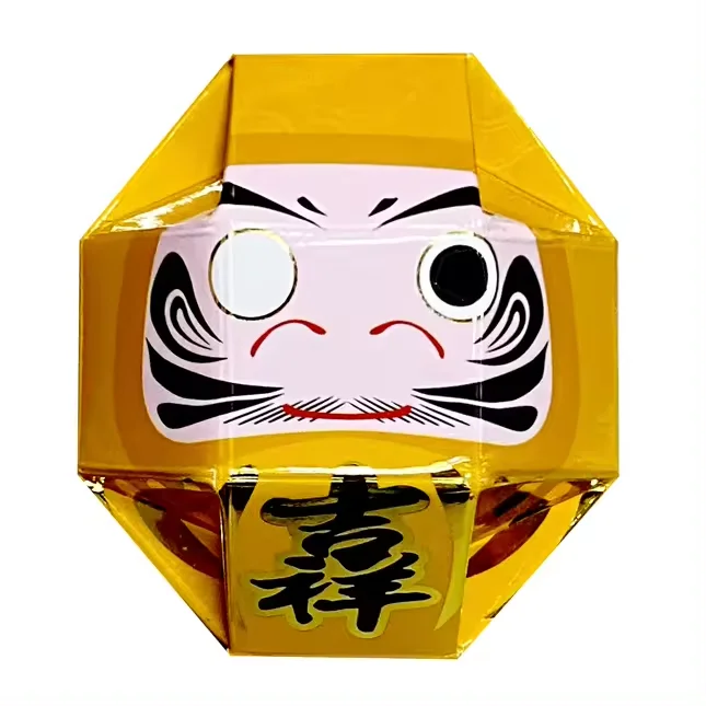 Daruma 3D DIY Поздравительная открытка для инновационного дизайна поздравительных