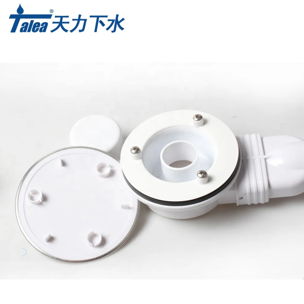 TALEA  90mm space saving shower tray waste with  304SS polishing cover shower tray drain water sealing anti odorant