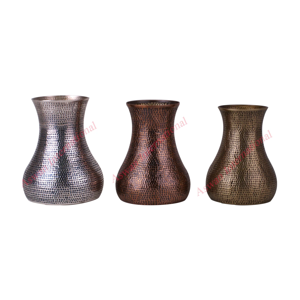 Premium Range Matt Gold Brass Flower Vase Hot Selling Trendy Designed Home Decoration Metal Vases At Reasonable Price