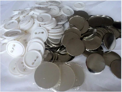 Supply Custom 2.25 Button Pin Parts Round Tin Tinplate Chapita Sublimation Blank 25Mm 32Mm 44Mm 58Mm Button Badge Buttons