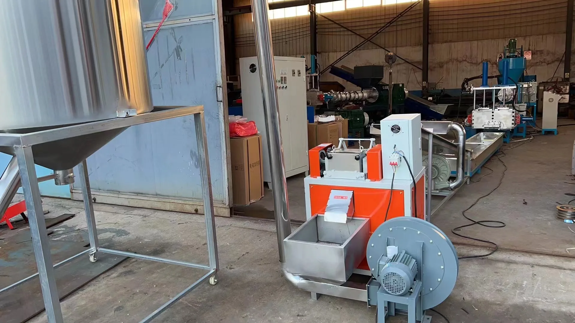 Plastic Film Recycling Granulator Pe Pp Film Recycling Granulator Machine