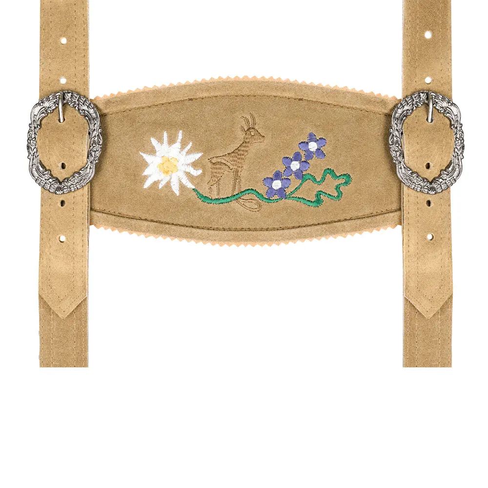 High Quality Genuine Suede Leather Octoberfest Men Bavarian Lederhosen / New Style Affordable Price Bavarian Trousers For Men