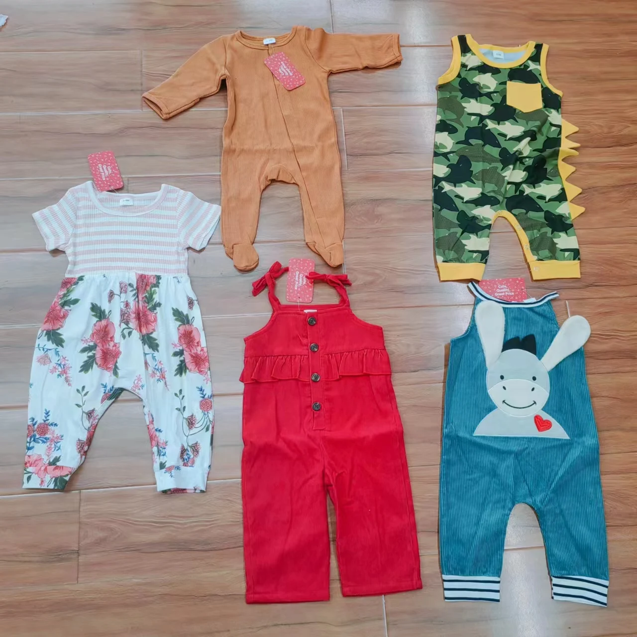 new born baby rompers children short sleeve clothes girls boys new brand sleeveless rompers