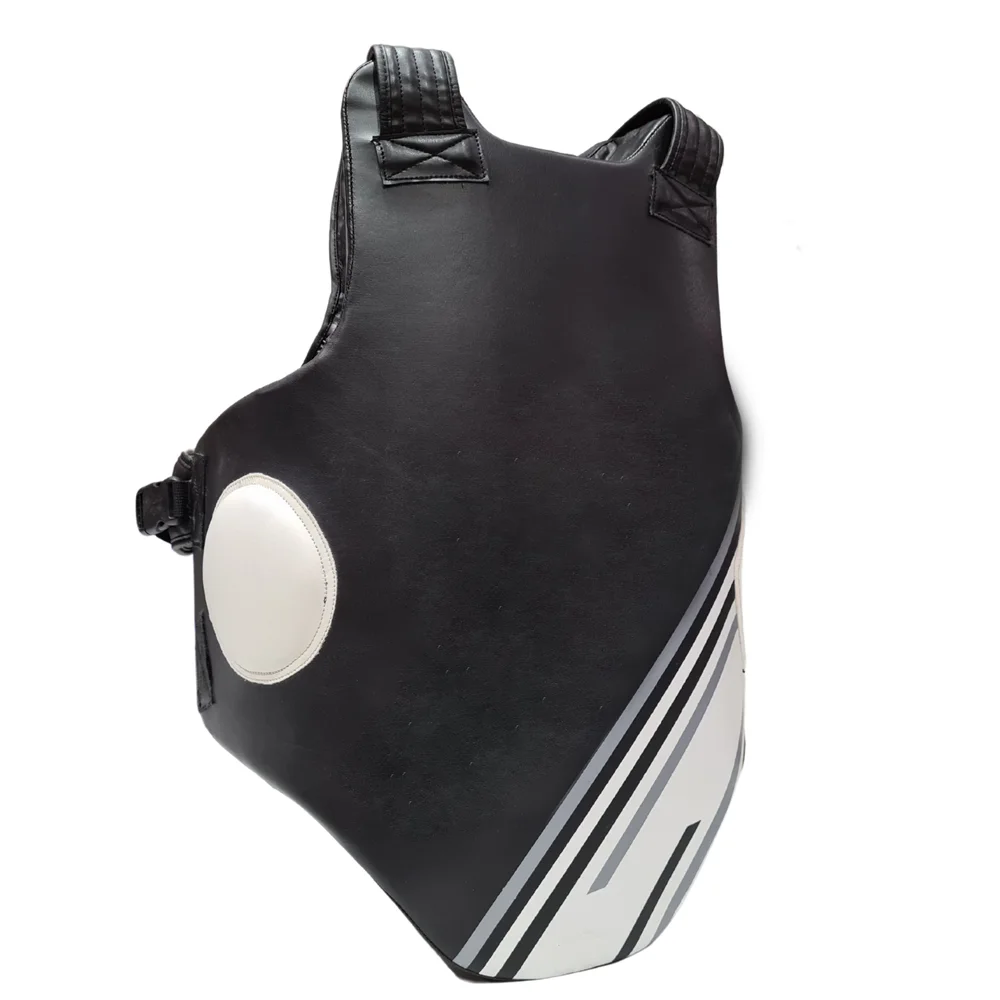 2024 Leather Muay Thai Body Guard for Training Shin Guard with Chest & Belly Pad Body Protector for Boxing & Training