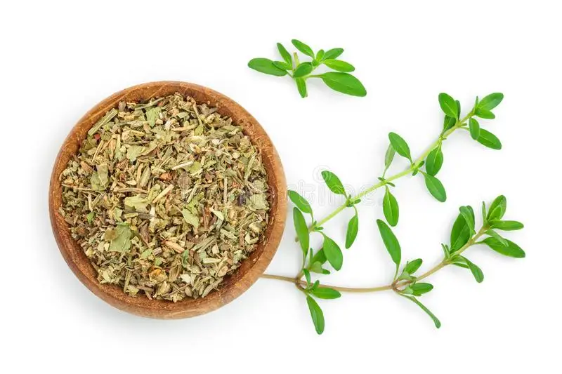 Dried Thyme Leaves Crushed Leaves High Quality Sun Dried Herbs and Spices Herbal Products AD Dry Clean Place Raw Piece Top Grade