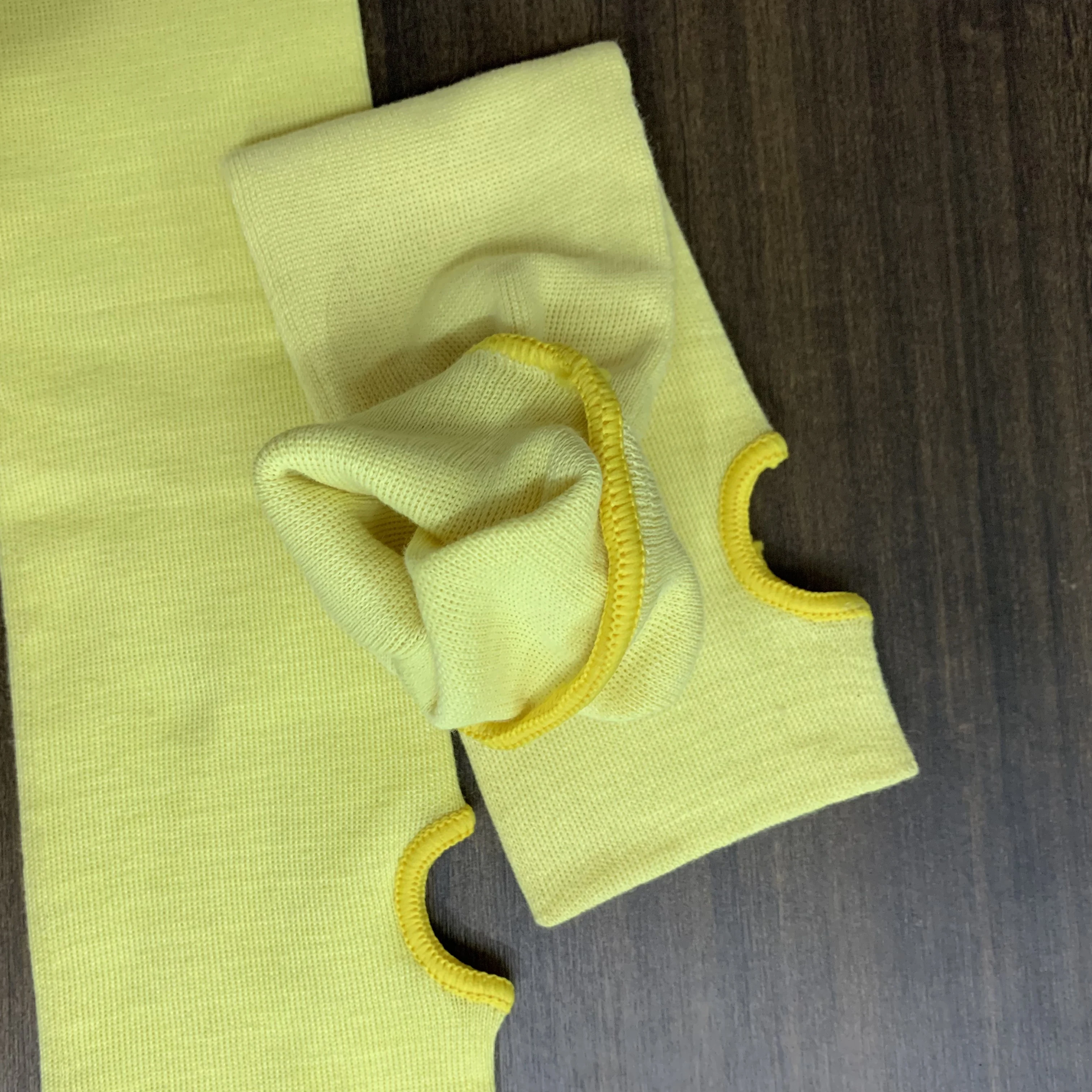 Popular Kevlar double-layer cut-resistant fire safety sleeve, length can be customized