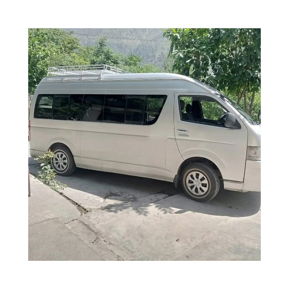 Year 18 Seats Gasoline Used JINBEI Hiace 3TZ Engine Used minibus light bus In Good Condition