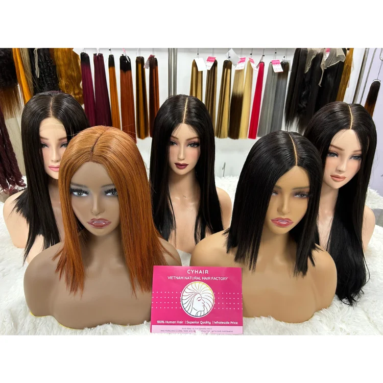 Preco Por Atacado кружево де Cabelo Humano Melhor Qualidade натуральное Оригинальное Curto Desenho Duplo