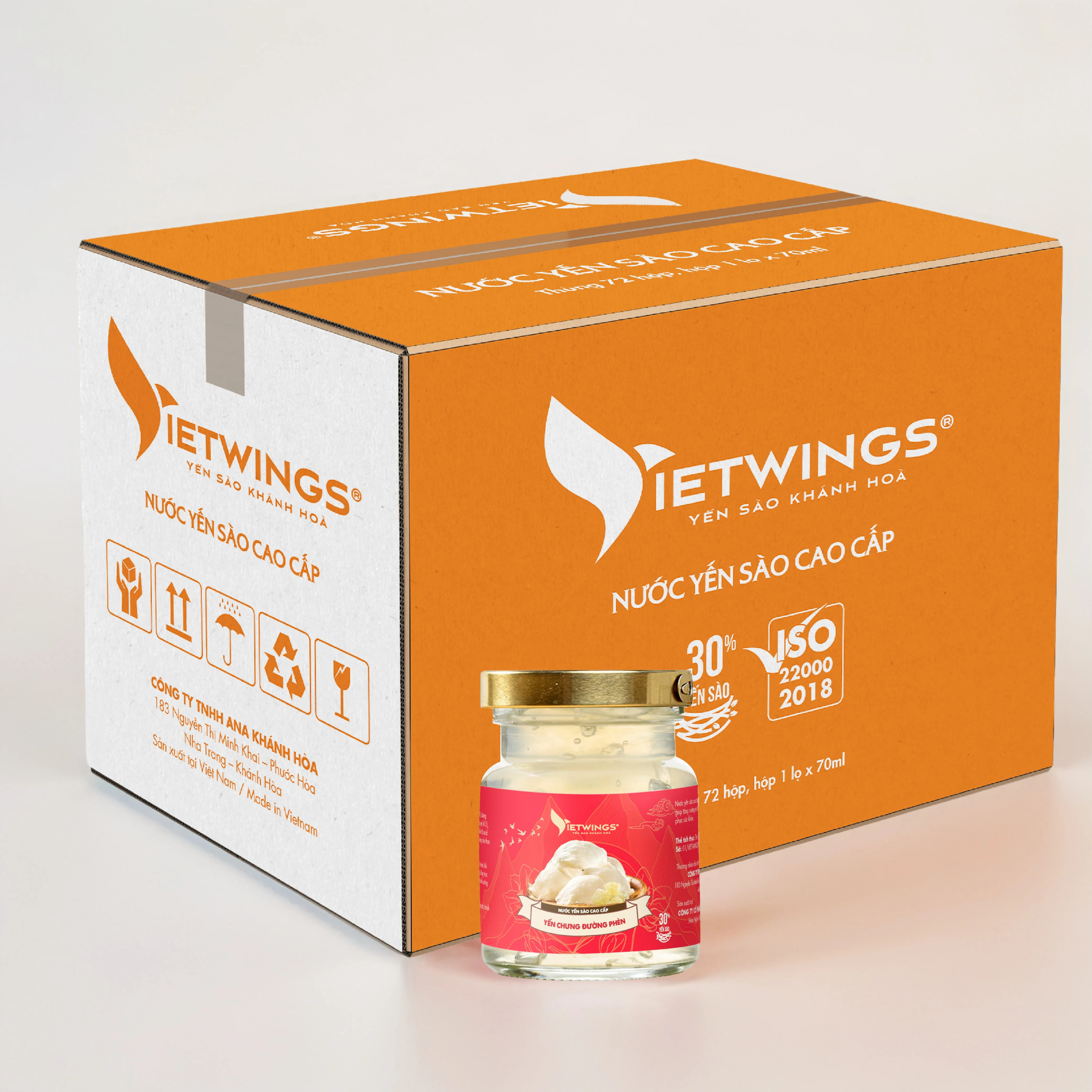 Premium Bird Nest Drinks From Vietnam 70ml No Preservatives Nutritonal Supplements Food Beverages HACCP ISO Certification